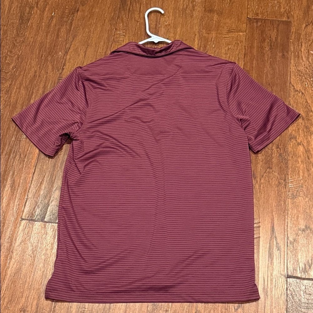Size Medium NORSTROM MENS SHOP Burgundy Polo Top - Picture 6 of 6